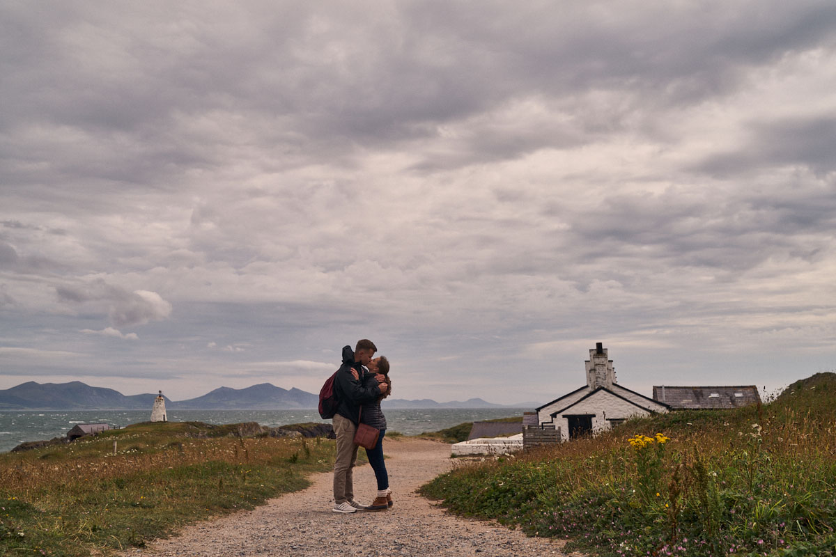 natural couple shoot in North Wales