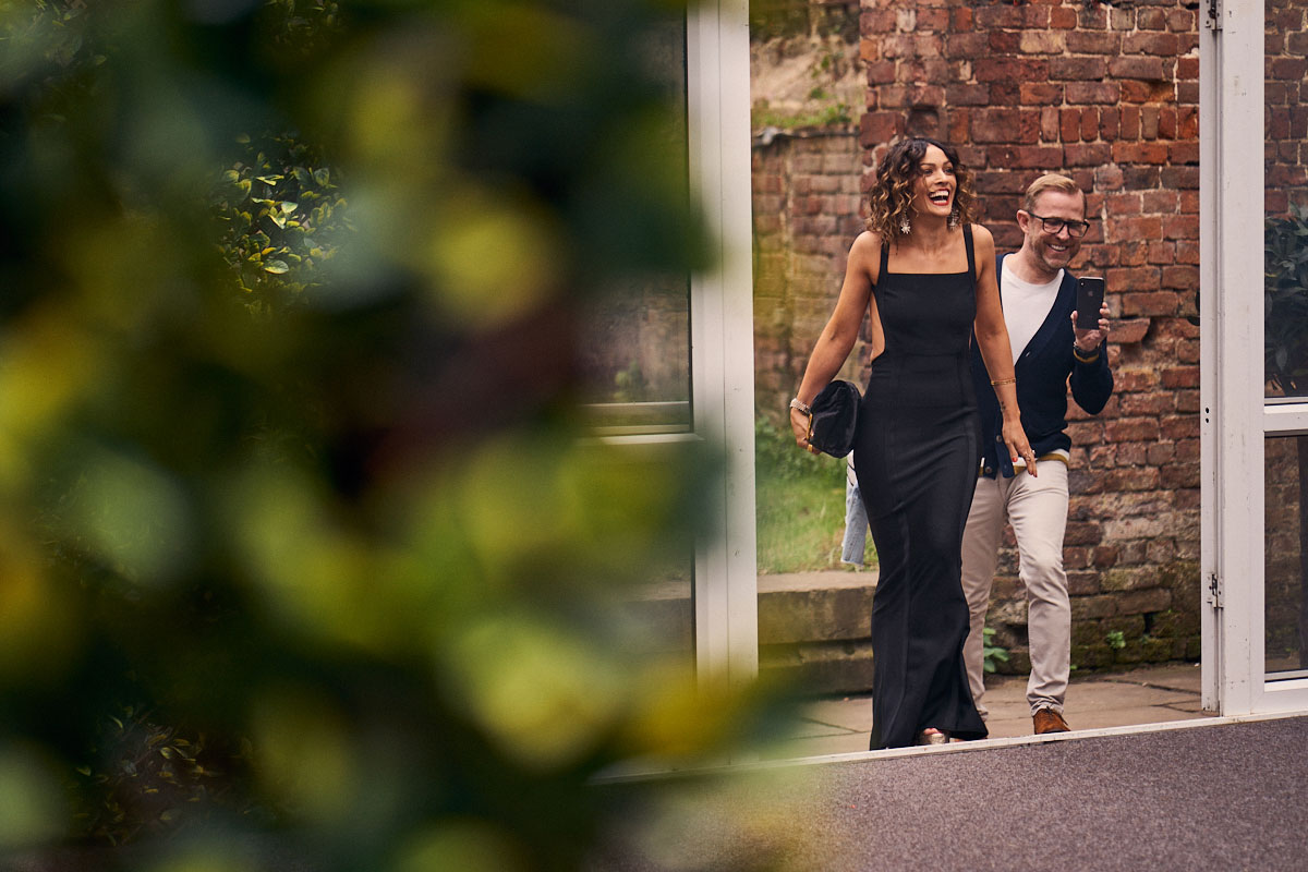 birthday girl suprised by guests