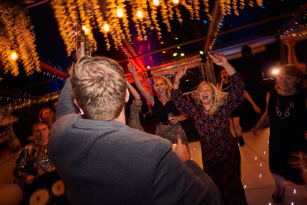 live band perform at Liverpool birthday party