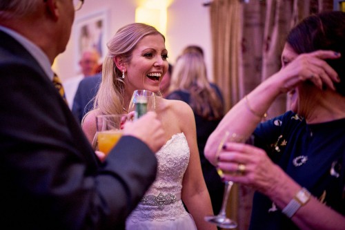bride laughing