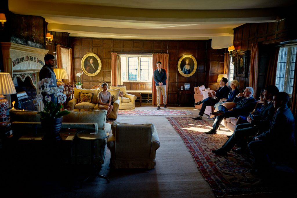 Groom waiting for his Bride
