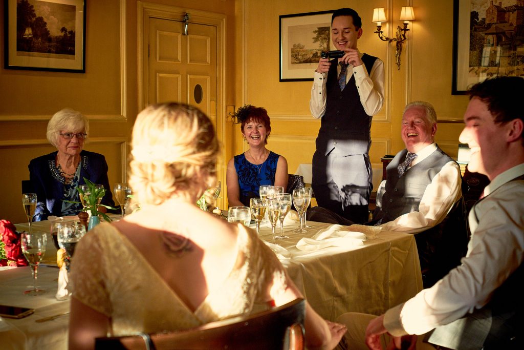 wedding speeches at Bodysgallen Hall