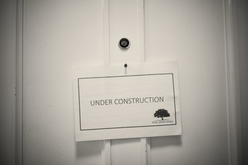 Under construction sign