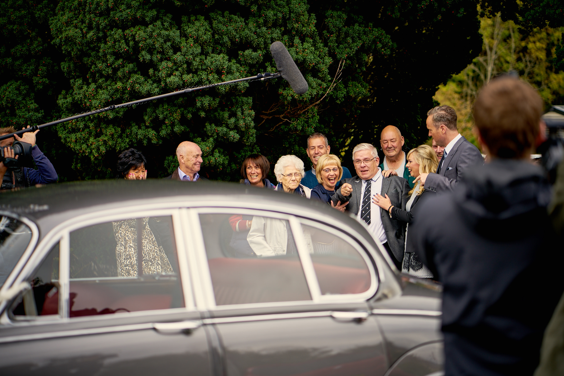 Dad's reaction to seeing his car