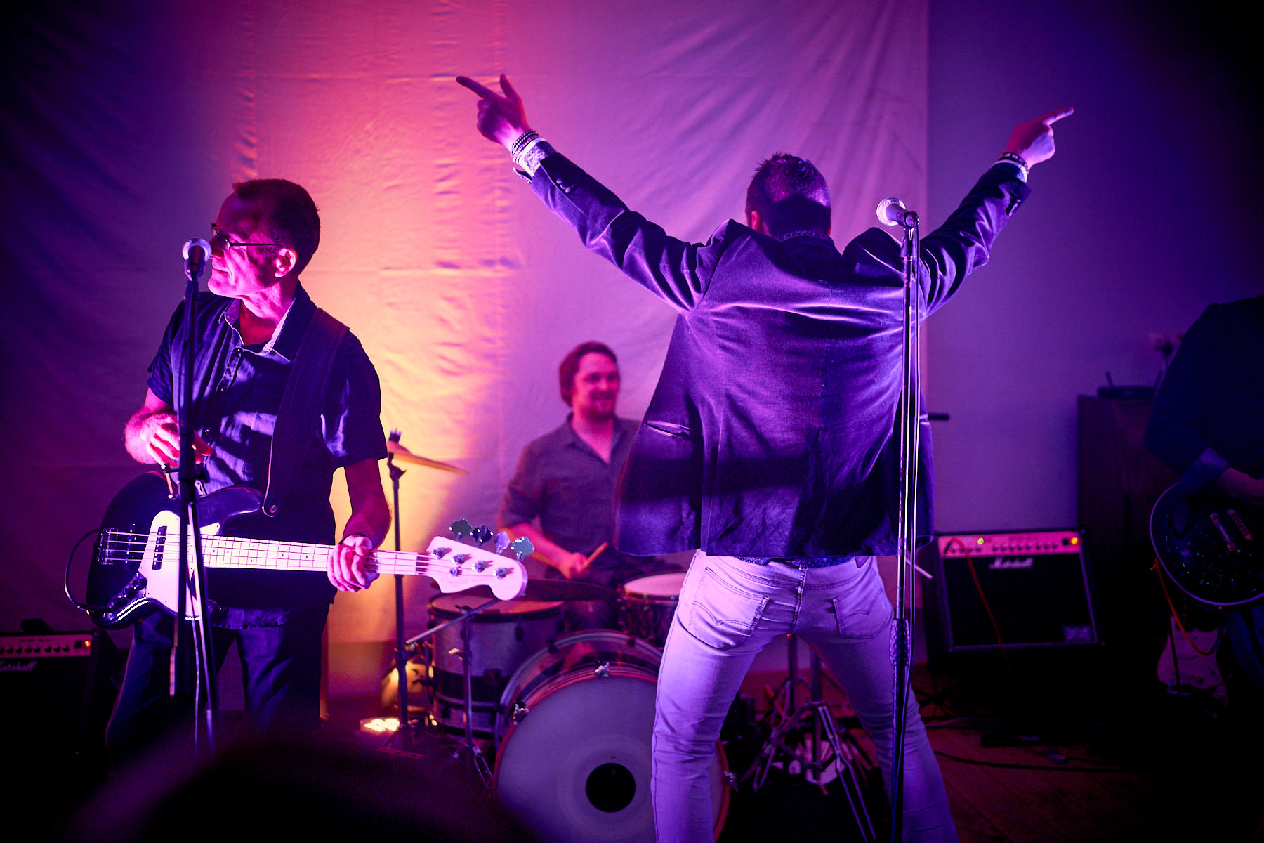 Just Nuisance Performing at North Wales Wedding