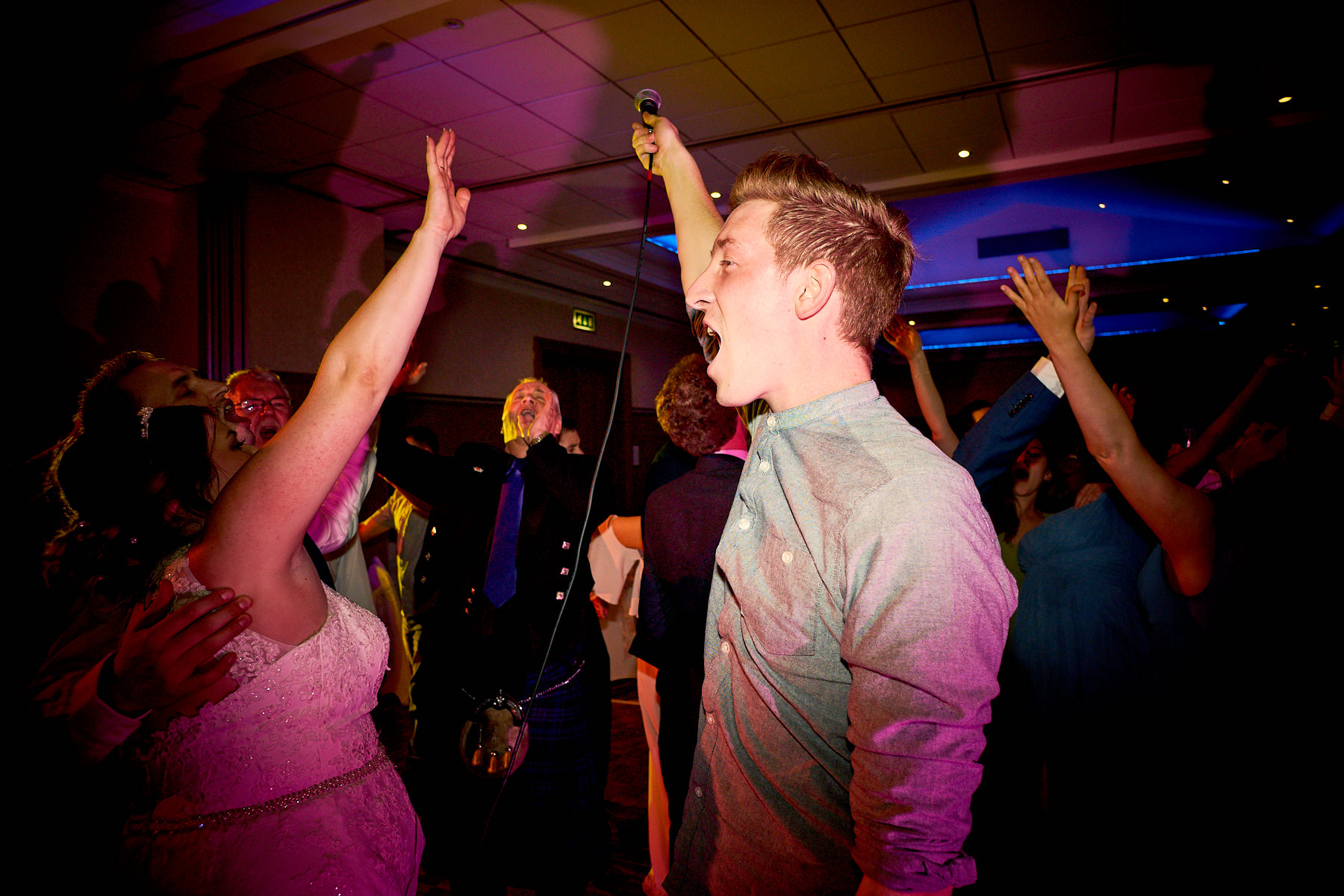 The Panda Cups Performing at Lancashire Wedding